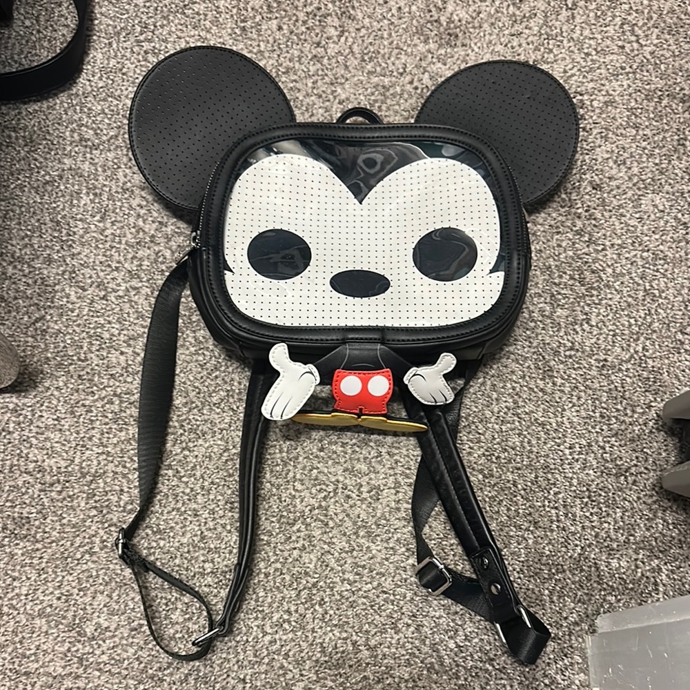 Disney Pop Funko Pin Trading Mickey Mouse Backpack
